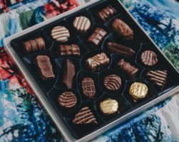 チョコレートを食べてストレスを解消