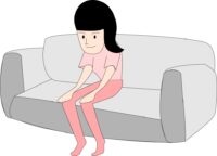 ソファーで足のむくみをとる方法5